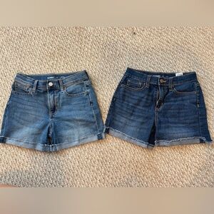 2 Girls Denim Old Navy Jean Shorts size 12